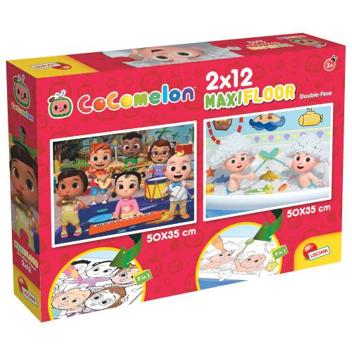 Cocomelon dvostrane puzzle Gradimo 2x12 kom slika 1