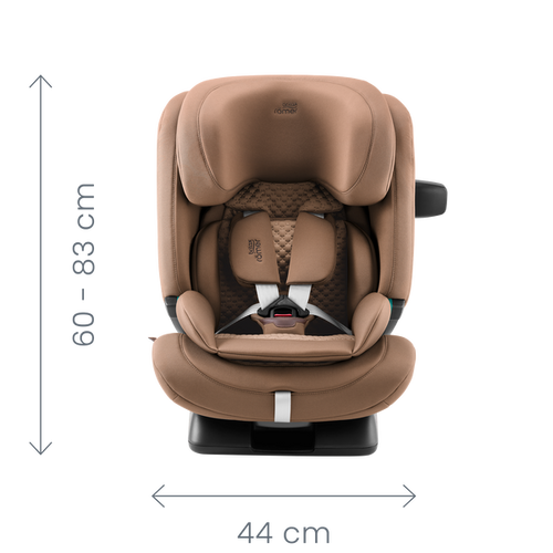 Britax Romer Autosjedalica Advansafix Pro i-Size, Grupa 1, 2, 3 (9-36 kg) (76-150 cm) - Soft Taupe (Lux collection) slika 7