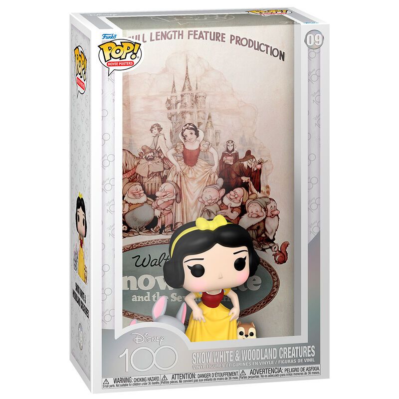 FUNKO POP figura Filmski Poster Disney 100. obljetnica Snjeguljica i Šumska Stvorenja image