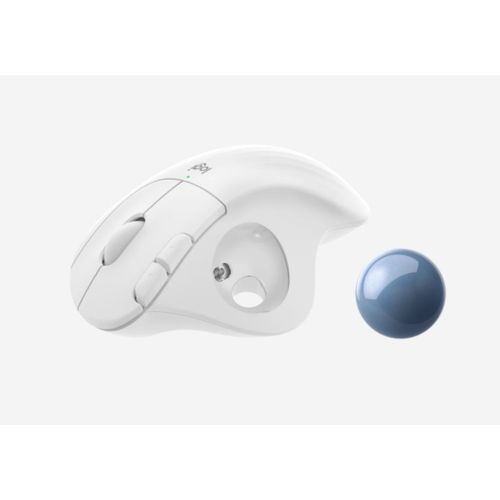 Logitech Ergo M575 Wireless Trackball Mouse, White slika 3