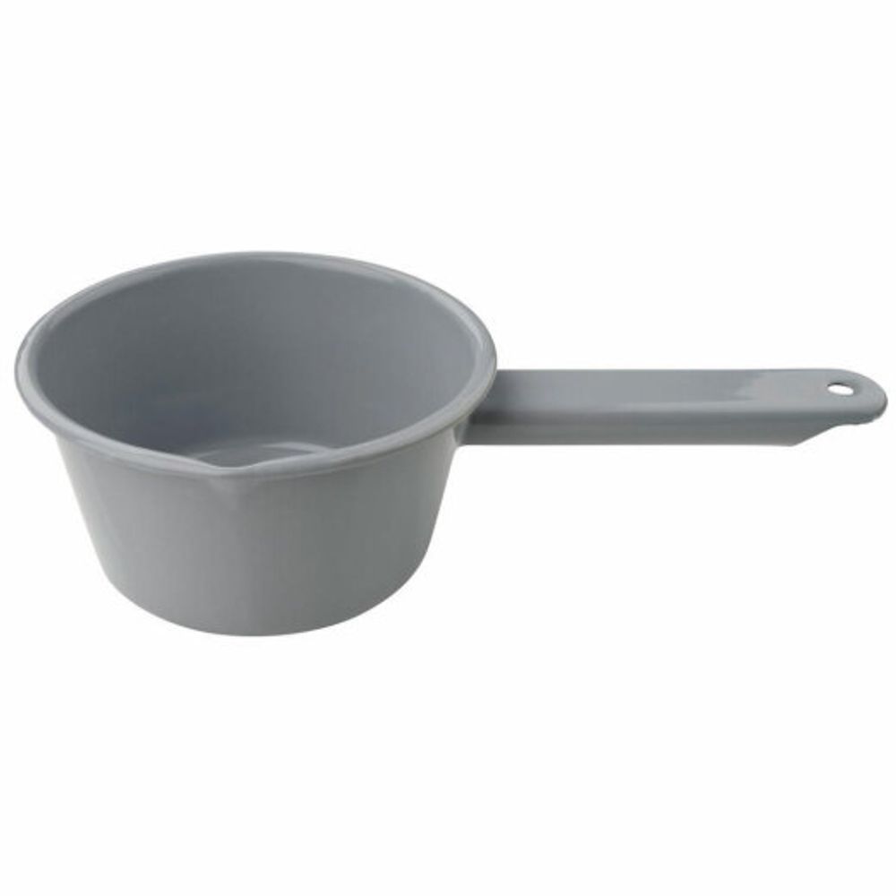 Šerpa s ručkom 15x8 cm siva emajl slika 1