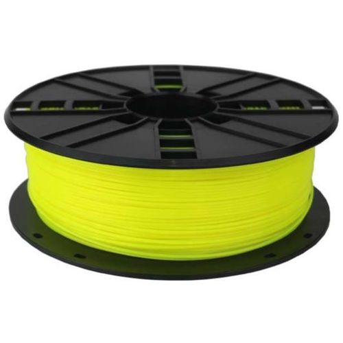 Gembird PLA filament for 3D printer, Fluorescent Yellow, 1.75 mm, 1 kg slika 1