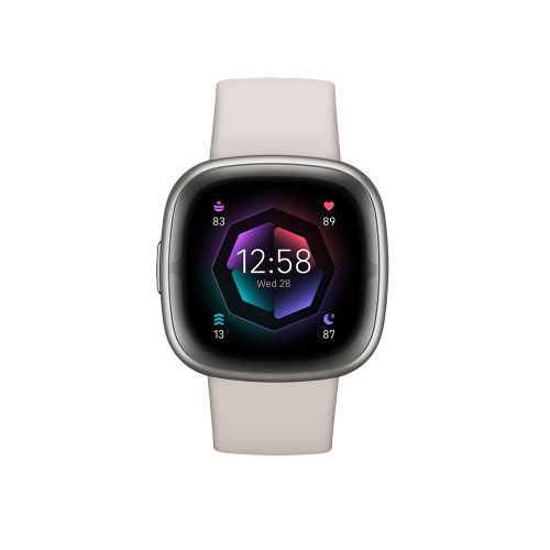 FITBIT Sense 2 Lunar White Pametni sat slika 2