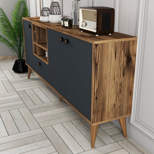 Napoli - Anthracite Anthracite
Walnut Console slika 4