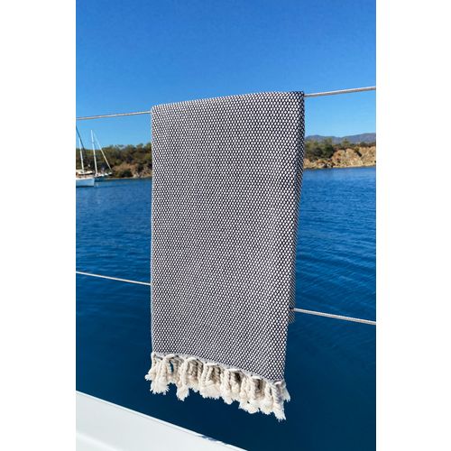 L'essential Maison Likya - Black Black
White Fouta (Beach Towel) slika 1