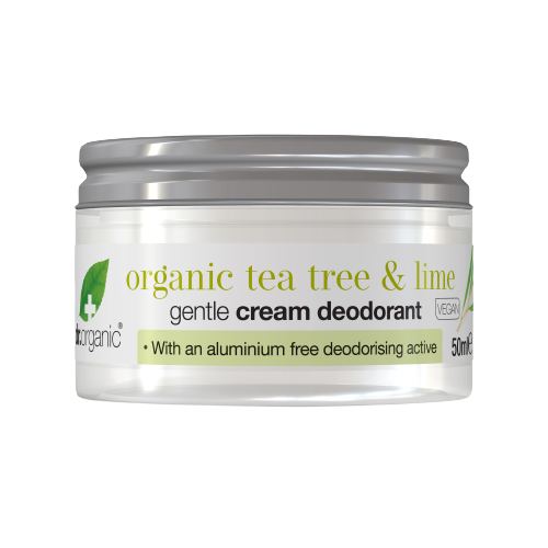  Dr. Organic TEA TREE & LIMETA dezodorans u kremi 50 ml slika 1