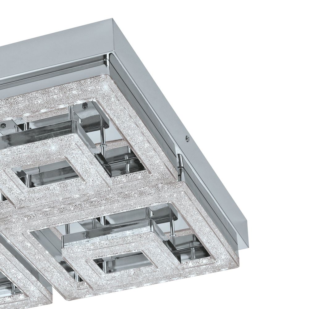 Eglo Fradelo Zidna/Stropna LED Lampa, 48W, Krom/Kristal slika 4