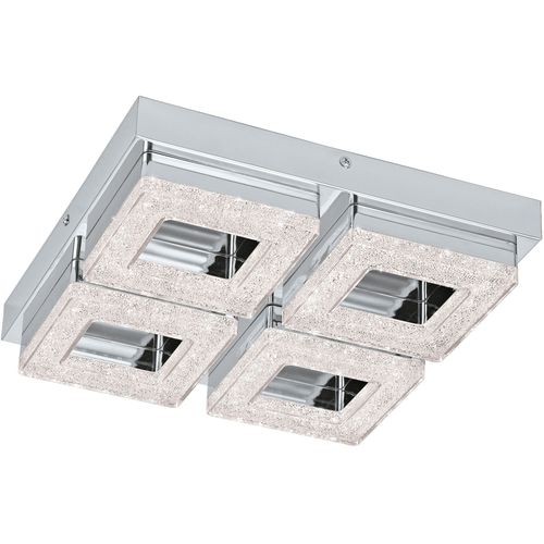 Eglo Fradelo zidna/stropna/4, led, 4x4w, krom/kristal  slika 1