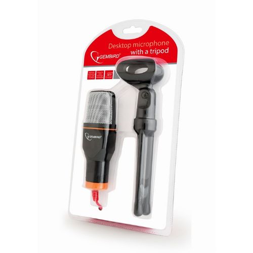Gembird MIC-D-03 Omni-directional Microphone with Tripod, 3.5mm Connector, Black slika 3