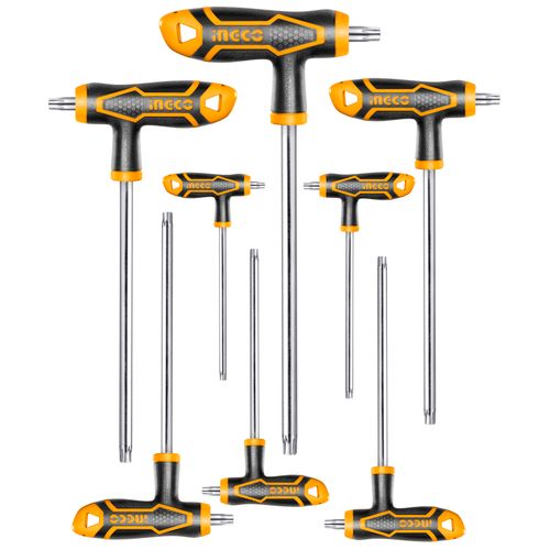 INGCO 8-delni set torx ključeva sa T drškom HHKT8083 slika 1