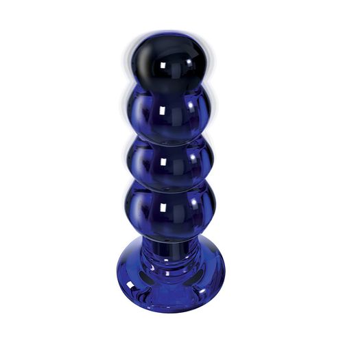 Stakleni analni dildo sa vibracijom Radiant Vibrating Glass Plug slika 1