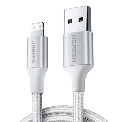 Kabel UGREEN, Lightning na USB 2.0 A (M), srebrni, 1m slika 1