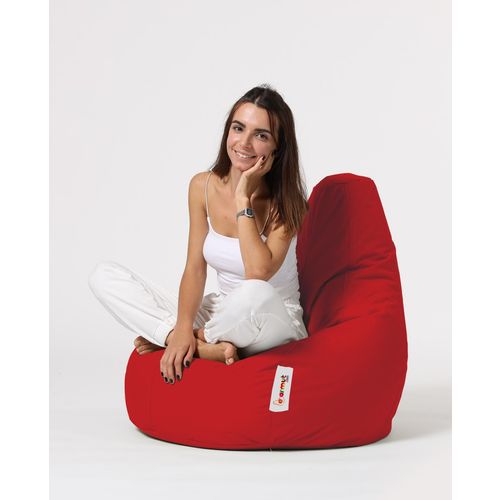 Atelier Del Sofa Drop - Crvena baÅ¡tenska fotelja u obliku pasulja slika 3