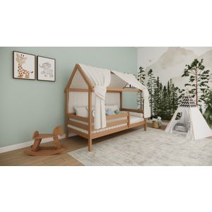 MASTERWOOD krevet kućica Leni  90 x 200 cm od bukve , boja Natur