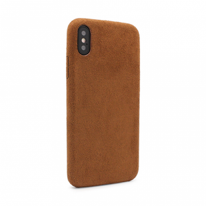 Torbica Leather Plain za iPhone X braon