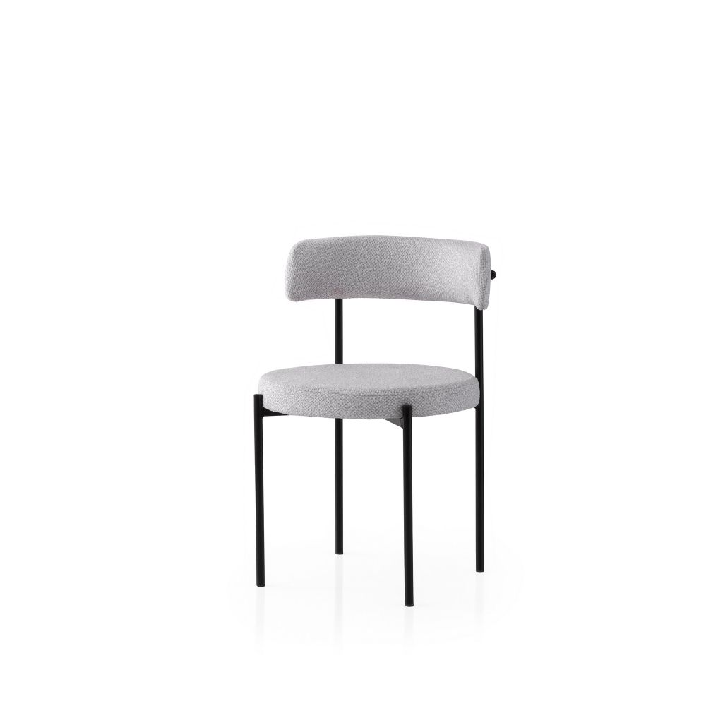 Gını - 4001 V2 Crno-Siva Stolica Set (2 Komada) slika 2