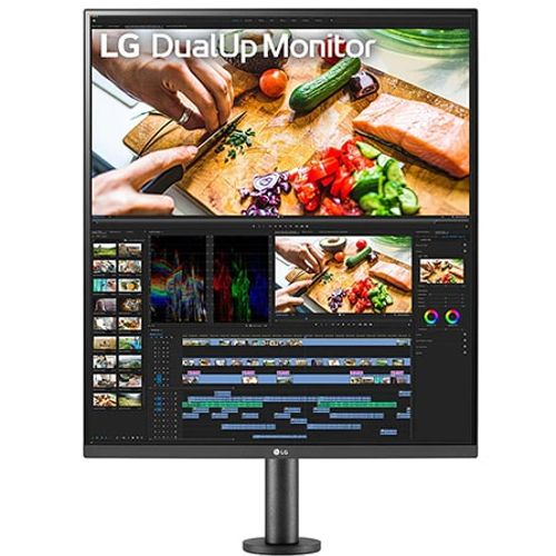 LG 28" 28MQ780-B Dual monitor sa ergo postoljem slika 2