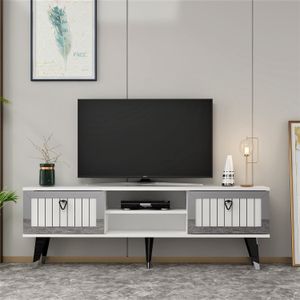TV Stalak Lidya - Bijela i Srebrna