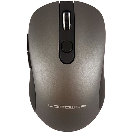 Mouse USB Wireless LC Power LC-M718GW Mouse optical compact 2.4Ghz Wireless 800/1200/1600dpi Black/Antracit slika 1