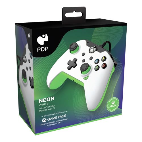 XBOXONE/XSX&PC Wired Controller White Neon (Green) slika 3