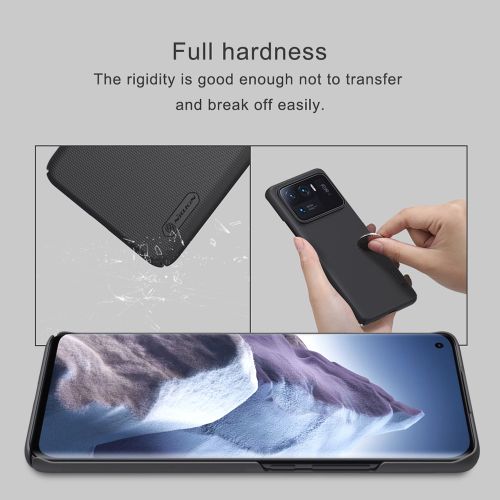 Nillkin Super Frosted Shield Pro izdržljiva maska za Xiaomi Mi 11 Ultra - crna slika 4