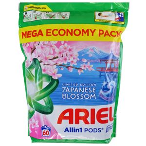 Ariel Japan Blossom gel kapsule za pranje rublja, 60 kom XXL