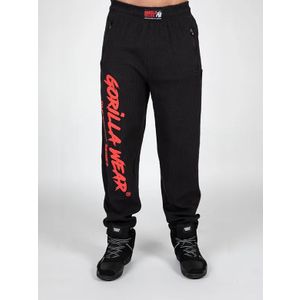 Gorilla Wear AUGUSTINE Old School Donji dio trenerke, Crno/Crveni
