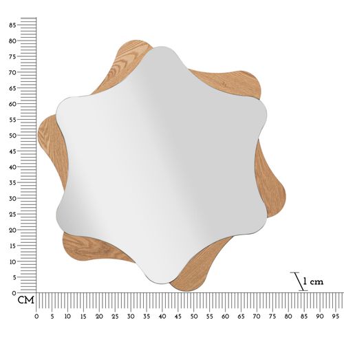 Mauro Ferretti Zidno ogledalo STAR Ø 80X1 cm slika 6