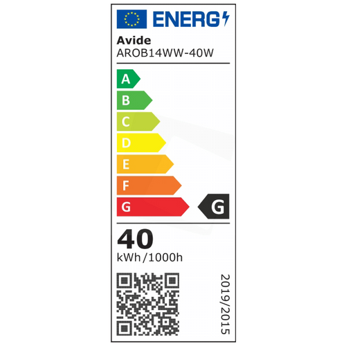 Avide Žarulja za pećnicu, 40W, E14, 3000K, 300 °C, IP20 - Oven 300 °C bulb 40W E14 slika 3