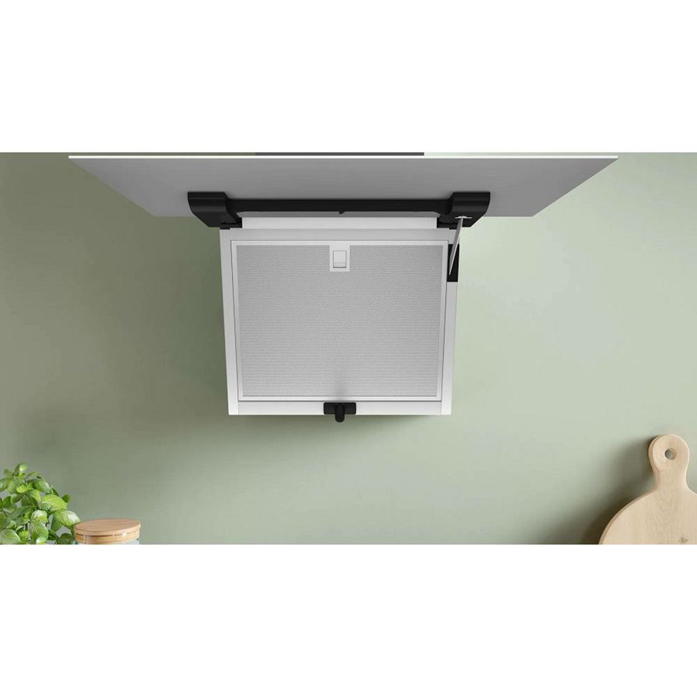 BOSCH Zidna napa Serie 4| ,Bijela, Nagnuti zaslon,768m3,60 cm, 56dB, 3 brzine,LED, A+ slika 2