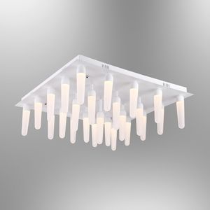 L1671 - White White Chandelier