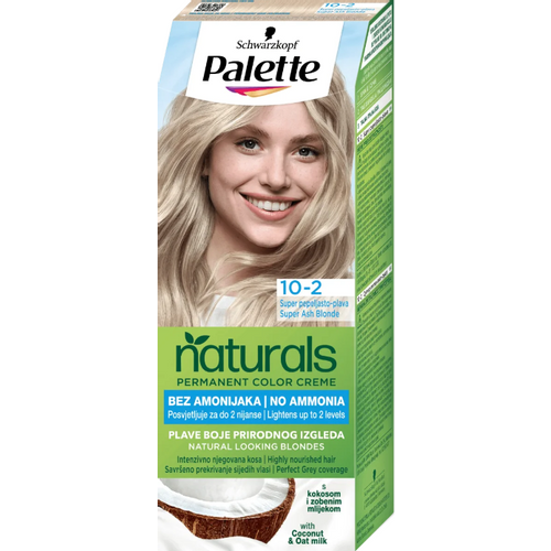 Palette Naturals Color Creme Farba za kosu 10-2 Super pepeljasto-plava  slika 1