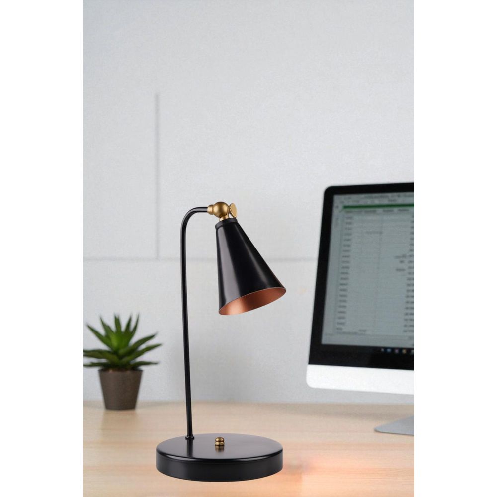 Opviq Stolna lampa 335, crna slika 1