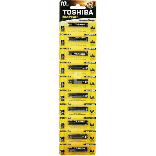 Toshiba High Power Alkalna Baterija Lr03 Bp 10/1 slika 1