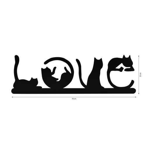 Wallity Dekorativna led rasvjeta Cat Love - crvena slika 8