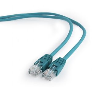 Gembird PP12-2M/G Patch Cable, U/UTP Cat.5e, Green, 2m