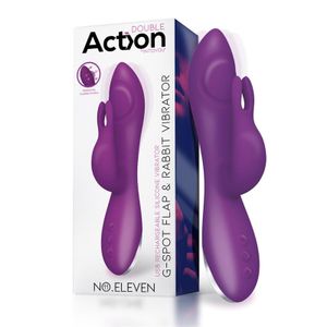 Action No.Eleven G-Spot and Rabbit Double Function Vibrator