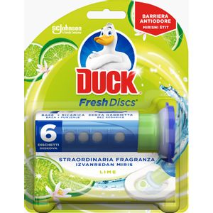 Duck® Fresh Discs gel za čišćenje i osvježavanje WC školjke miris lime