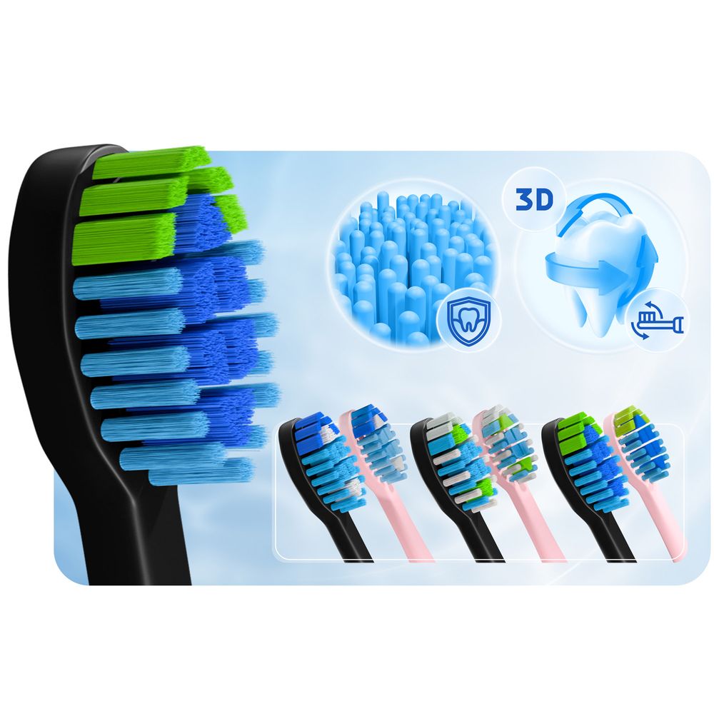 Berdsen Galaxy Duo Sonic četkica za zube, set od 2 komada slika 4