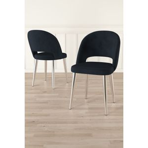 Set Stolica (4 Komada) Pane - Boje: Antracit, Hrom Antracit