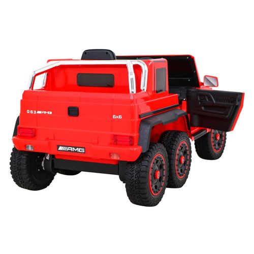 Licencirani auto na akumultor Mercedes G63 6x6 AMG - crveni slika 11