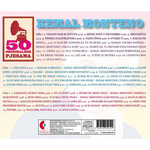 Kemal Monteno - 50 Originalnih Pjesama slika 2