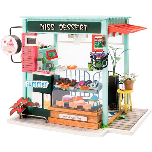 Ice Cream Station miniature house 3D puzzle slika 1