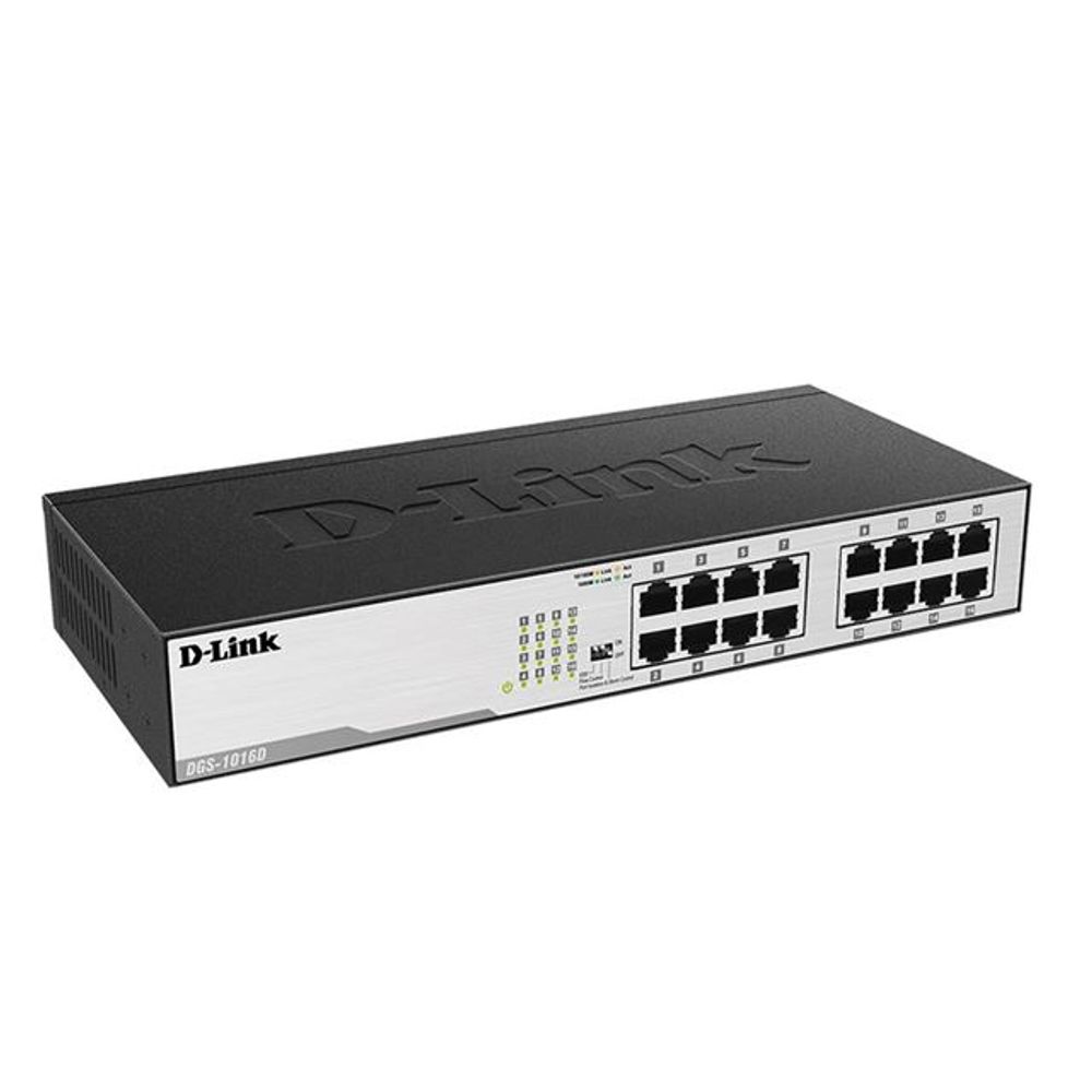 D-Link switch neupravljivi, DGS-1016D/E slika 1
