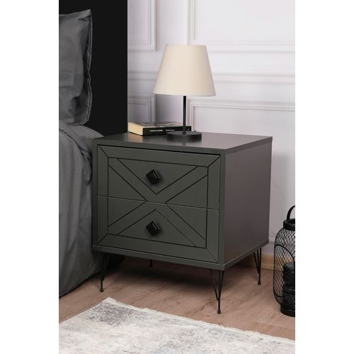 Luna - Anthracite Anthracite Nightstand slika 2