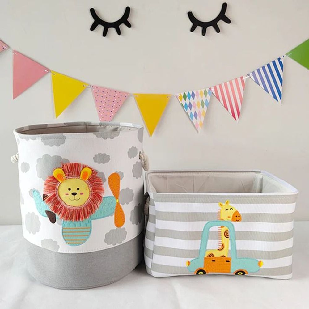 Kinder Home Korpa za igračke Lav, 35x40cm slika 10