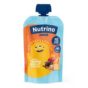 Nutrino junior pauč Jabuka, pomorandža, keks, čokolada 180 g