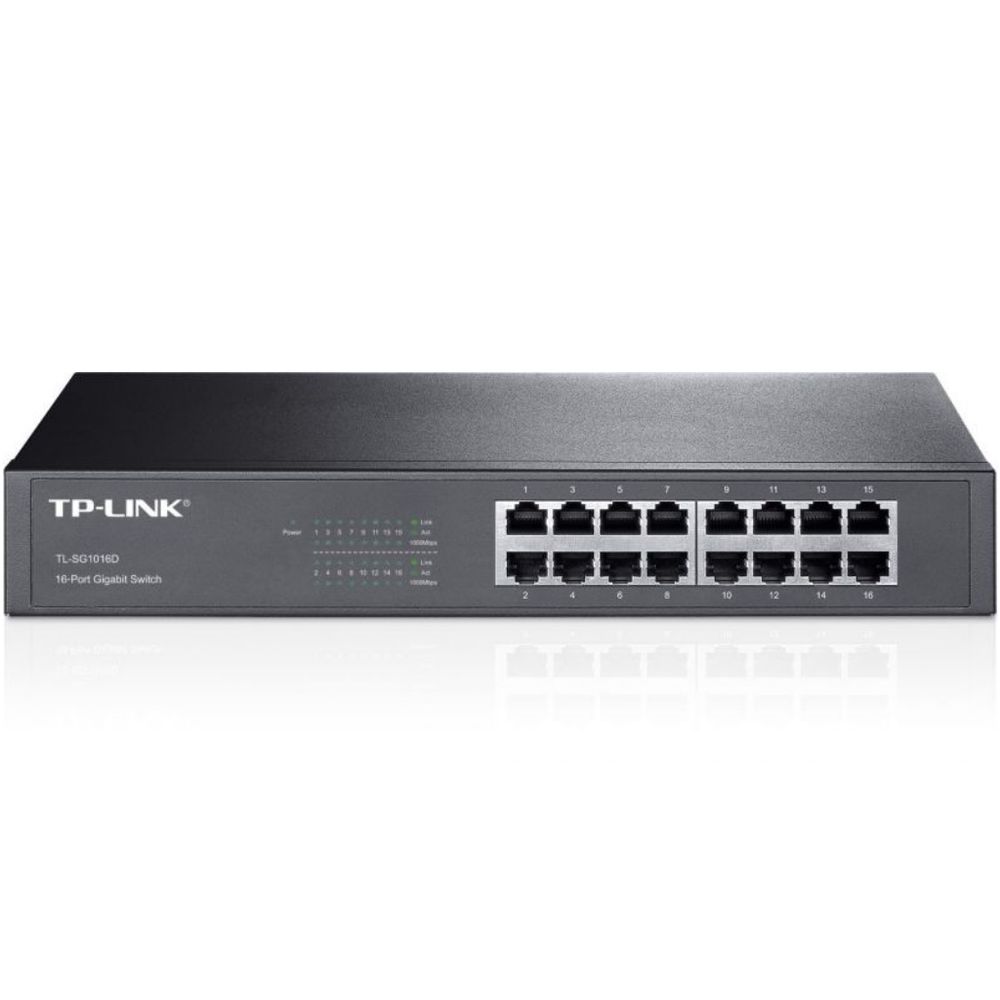 TP-Link TL-SG1016D 16-PortGigabit Desktop/RackmountSwitch, 16x10/100/1000 slika 3