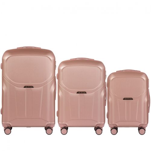 WINGS set kofera PDT01-3KPL (S,M,L) rose gold slika 1