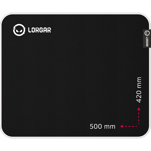 Lorgar Legacer 755, Gaming mouse pad, Ultra-gliding surface, Purple anti-slip rubber base, size: 500mm x 420mm x 3mm, weight 0.45kg slika 1
